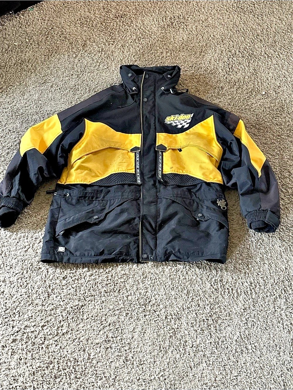 Ski-Doo Ski-Doo Sports Gear Jacket Color Block Black & Yellow XL